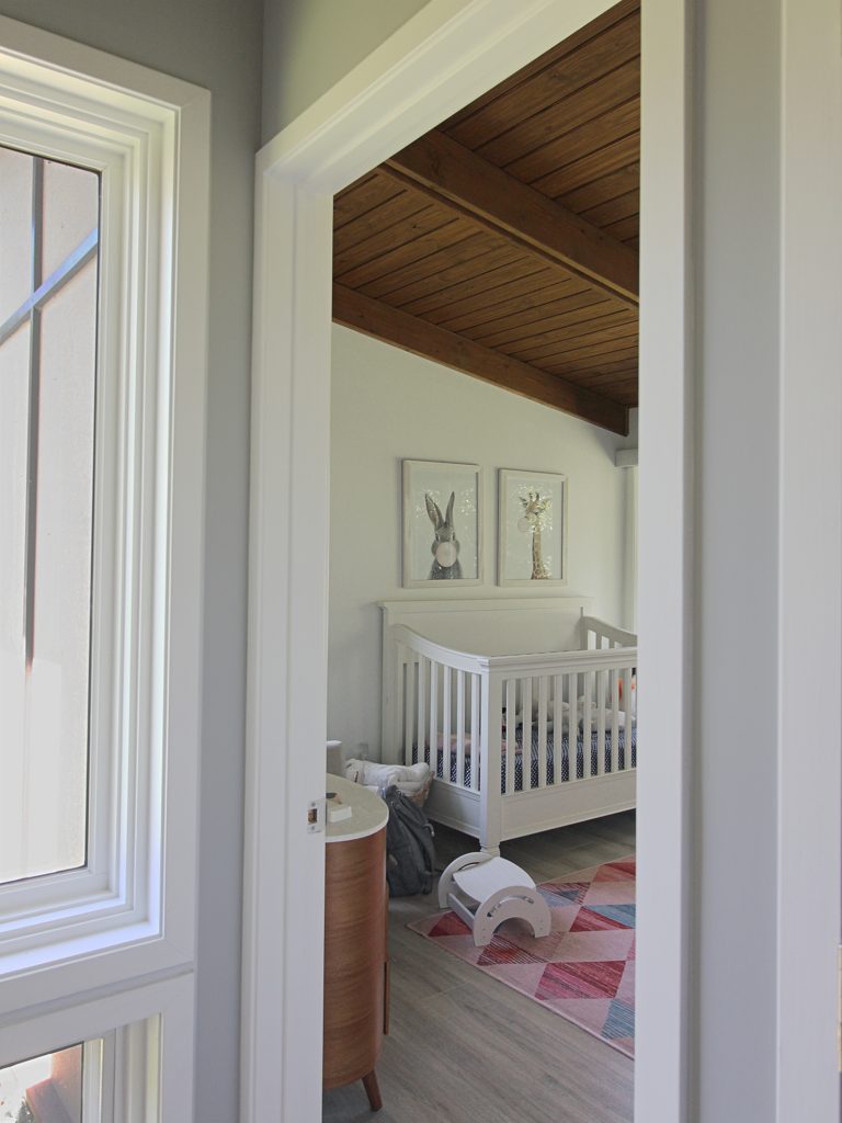 View of hall at entrance to new bedroom