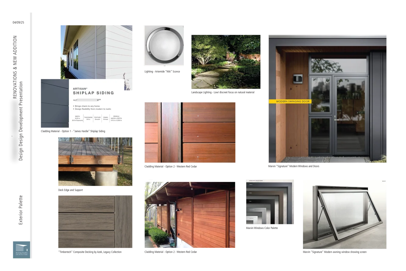 Exterior Material Palette