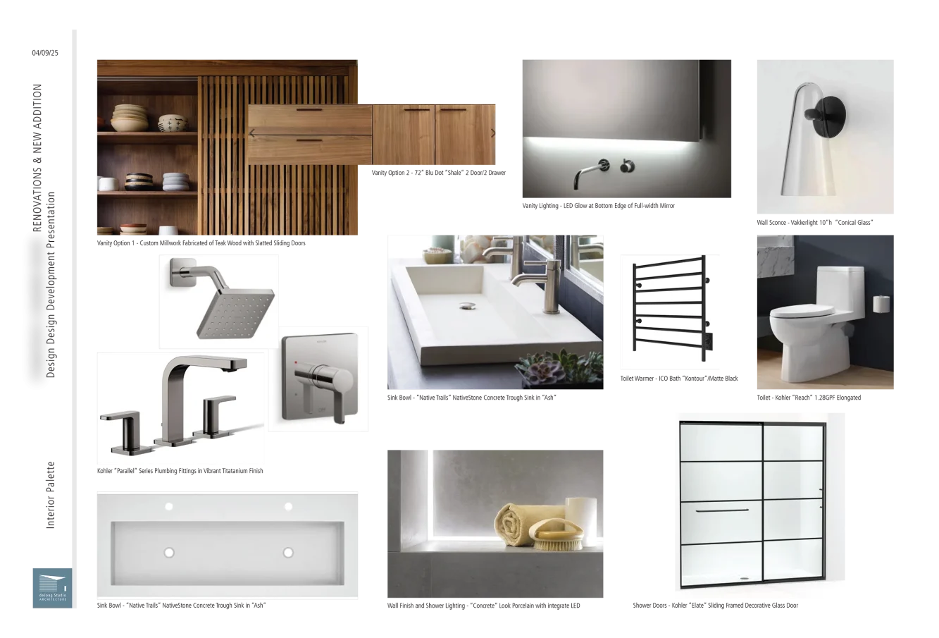 Interior Material Palette